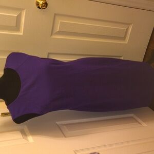 Talbots Rich Purple Midi Dress